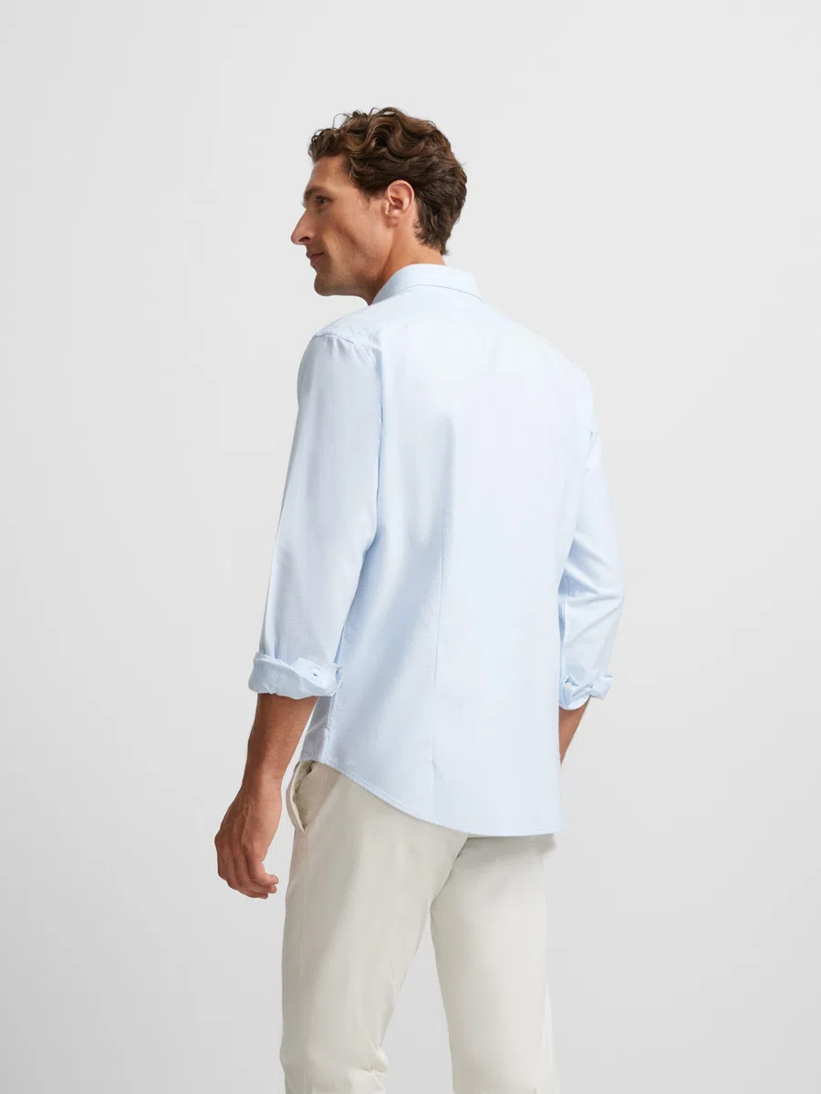 SILBON Camisa Sport Oxford para Hombre