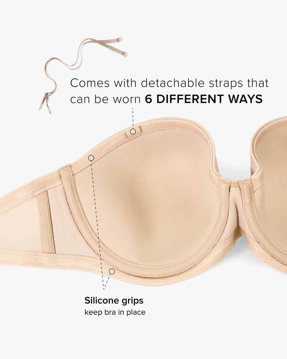 Wacoal Red Carpet Strapless Full Busted Underwire Bra Sujetador de Cobertura Completa Mujer (Pack de 1)