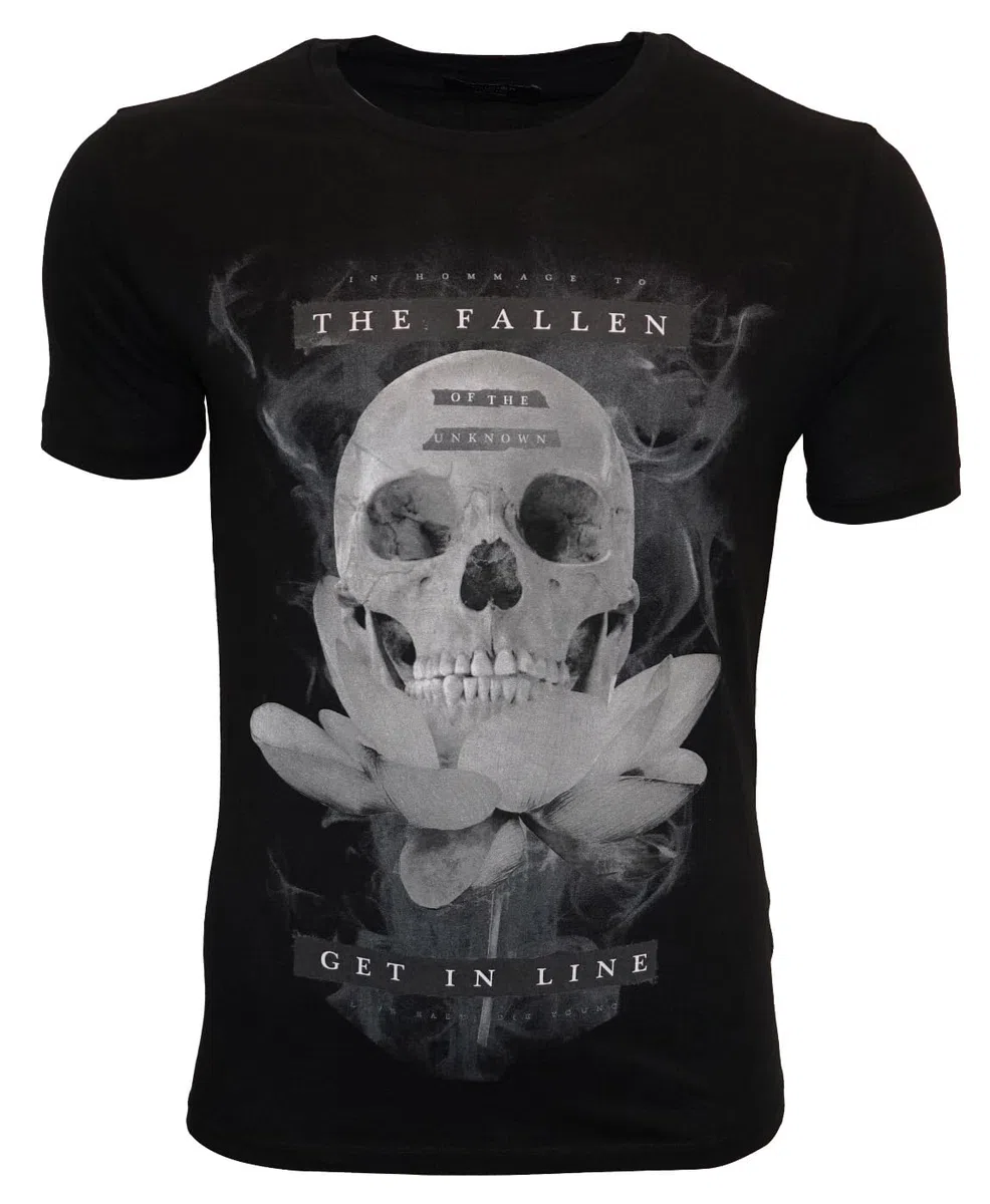 Religion Clothing Lotus Skull - Camiseta para hombre