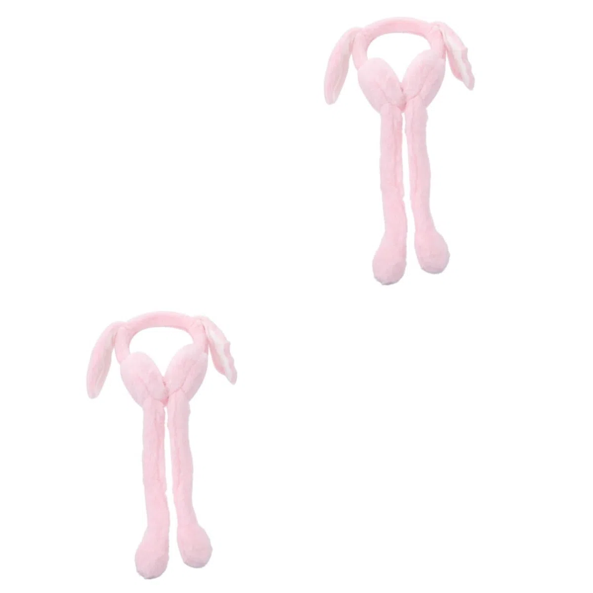 VALICLUD Orejeras calentadoras de conejos orejeras con diseño de orejas de conejo felpa abeja sombrero de conejito orejeras de invierno cubierta del oído de invierno Acrílico rosa