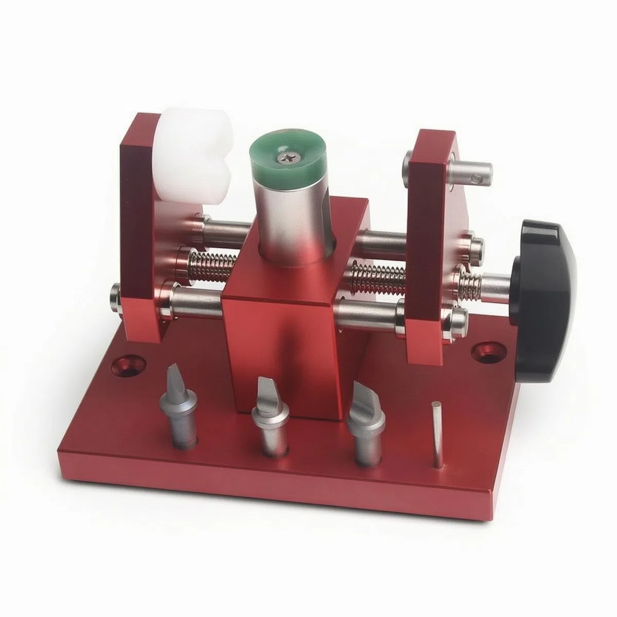 Abridor de Tapa Trasera de Reloj Herramienta de Caja de Reloj Dispositivo de Apertura Banco de Relojería Extractor Ajustable con Estructura Compacta y
