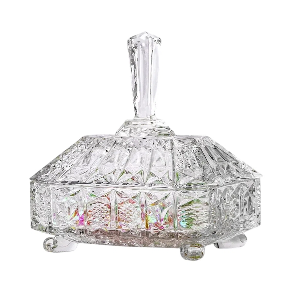 Dispensador de Caramelos en Tarro de Cocina Transparente Elegante para exhibir Dulces, nueces y artículos Decorativos en hogares Modernos, Tarro de Caramelos de