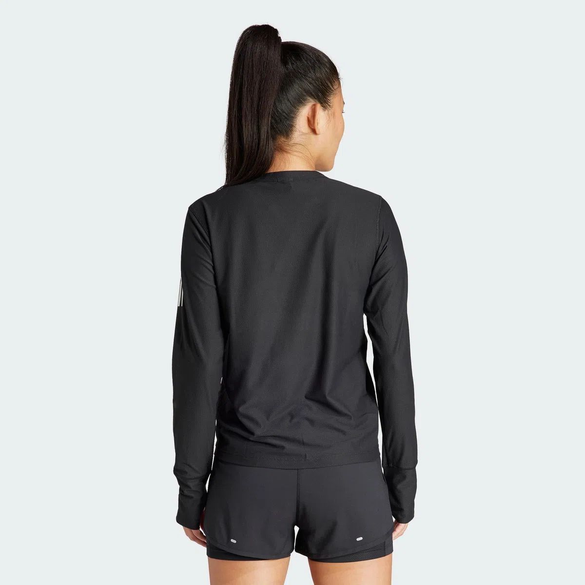 adidas Mujeres Own The Run Longsleeve Laufbekleidung Camiseta De Manga Larga White - Blanco