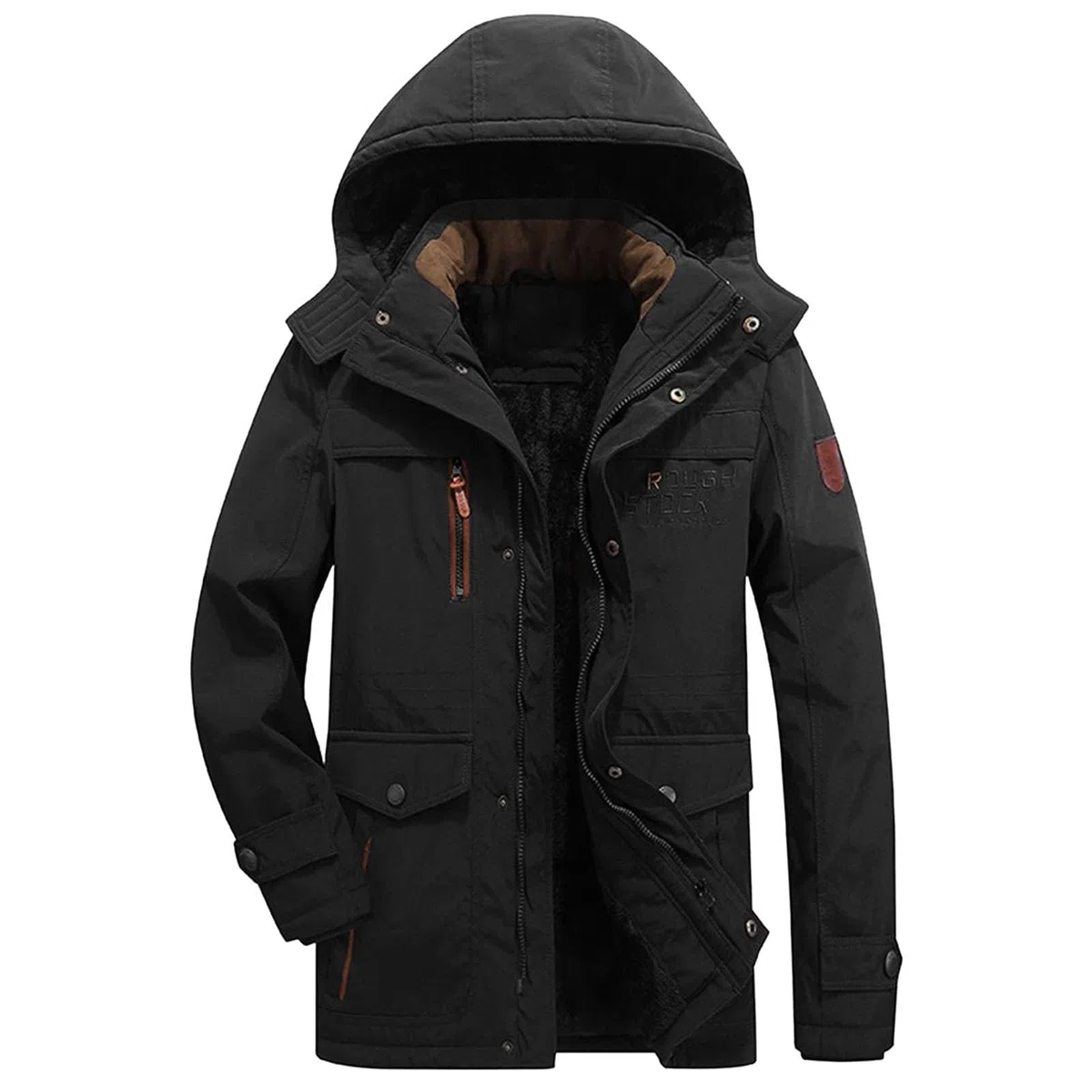Ofertas Flash para Hombre Acolchada y Gruesa, Estilo Informal, Holgada, con Bolsillos, Chaqueta de Abrigo Cortavientos Invierno Hombre
