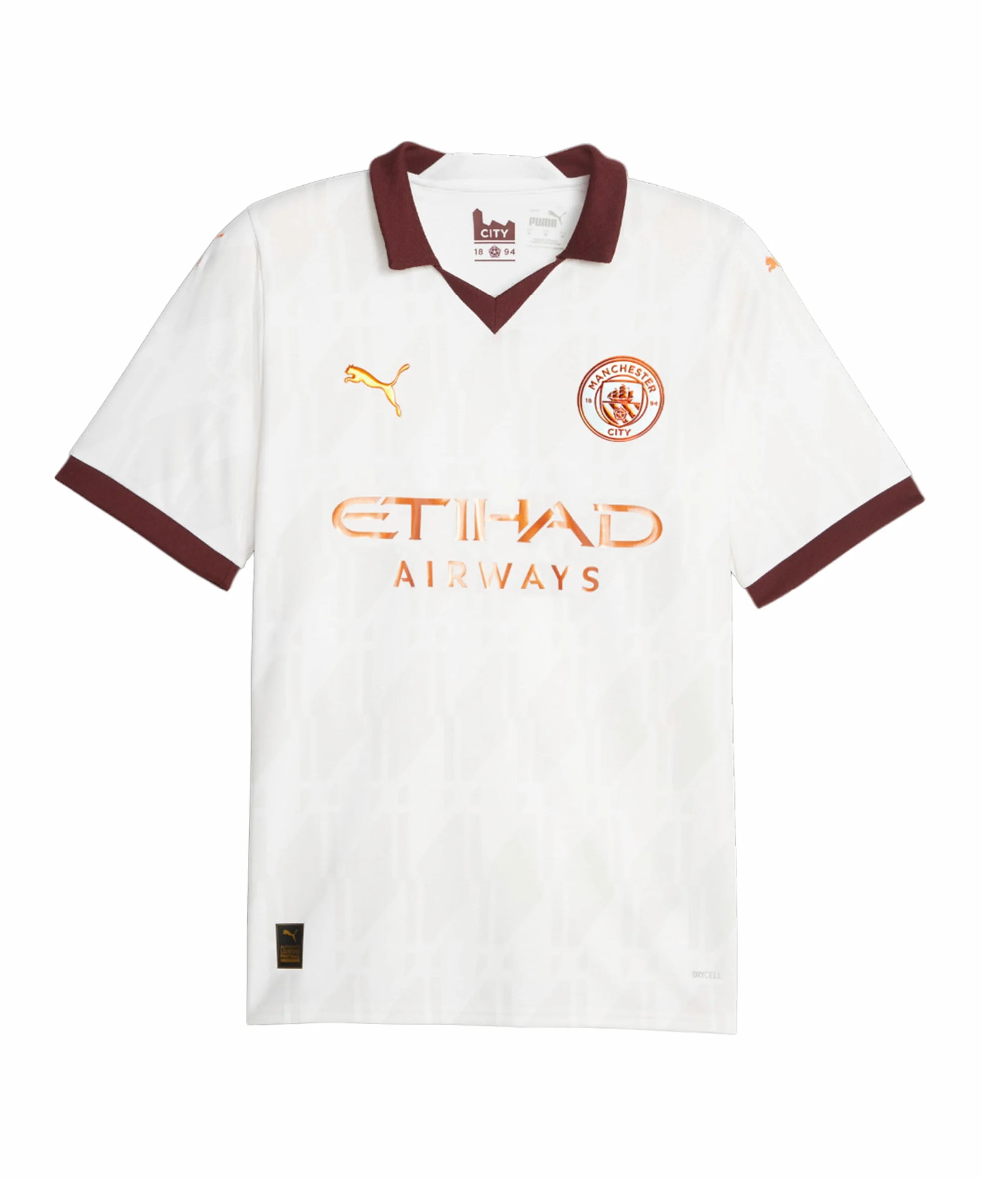 Manchester City Camiseta 1ª Equipación 2023/24 - Replica - Hombres - Equipo Azul Celeste
