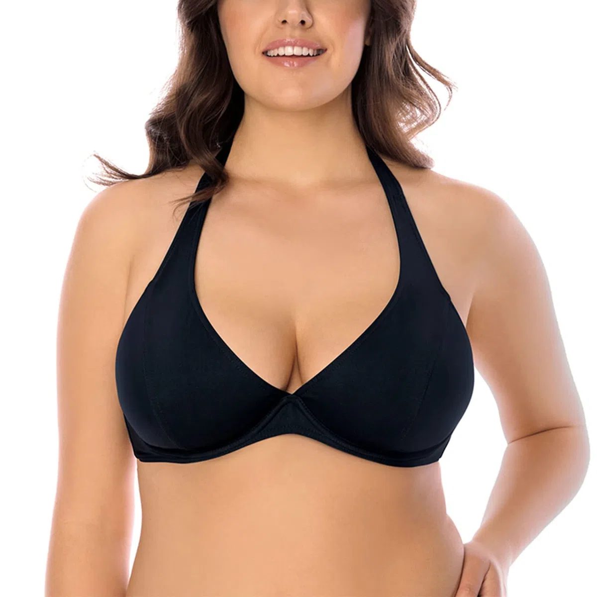 Vivisence Top De Bikini Blando para Mujeres 3215