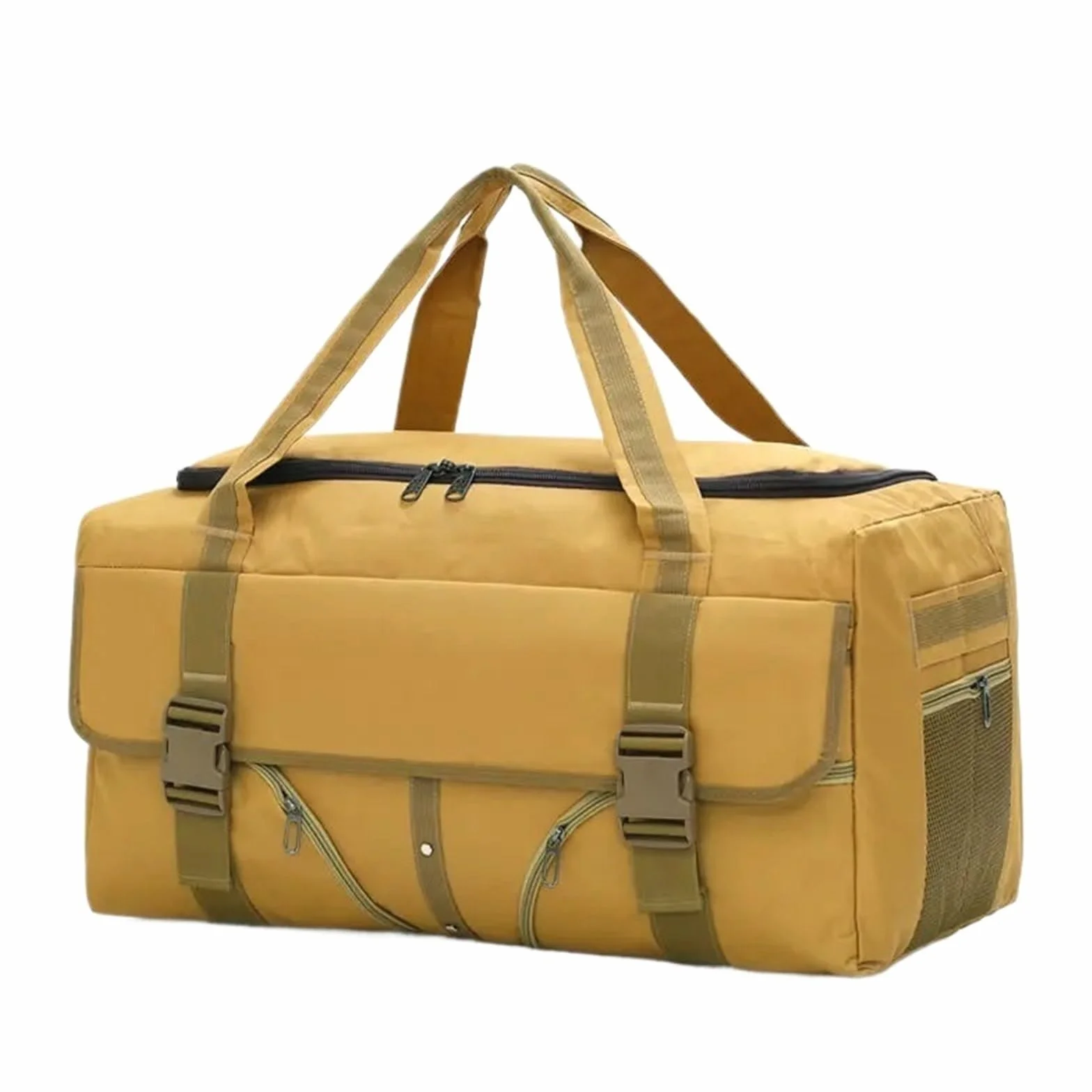 Bolsa de Viaje Equipaje de Mano Bolsos de Viaje for Hombres Bolsos de Lona for Hombres Bolso de Viaje de Gran Capacidad Bolso Impermeable for Vacaciones de Fin de Semana(Green)