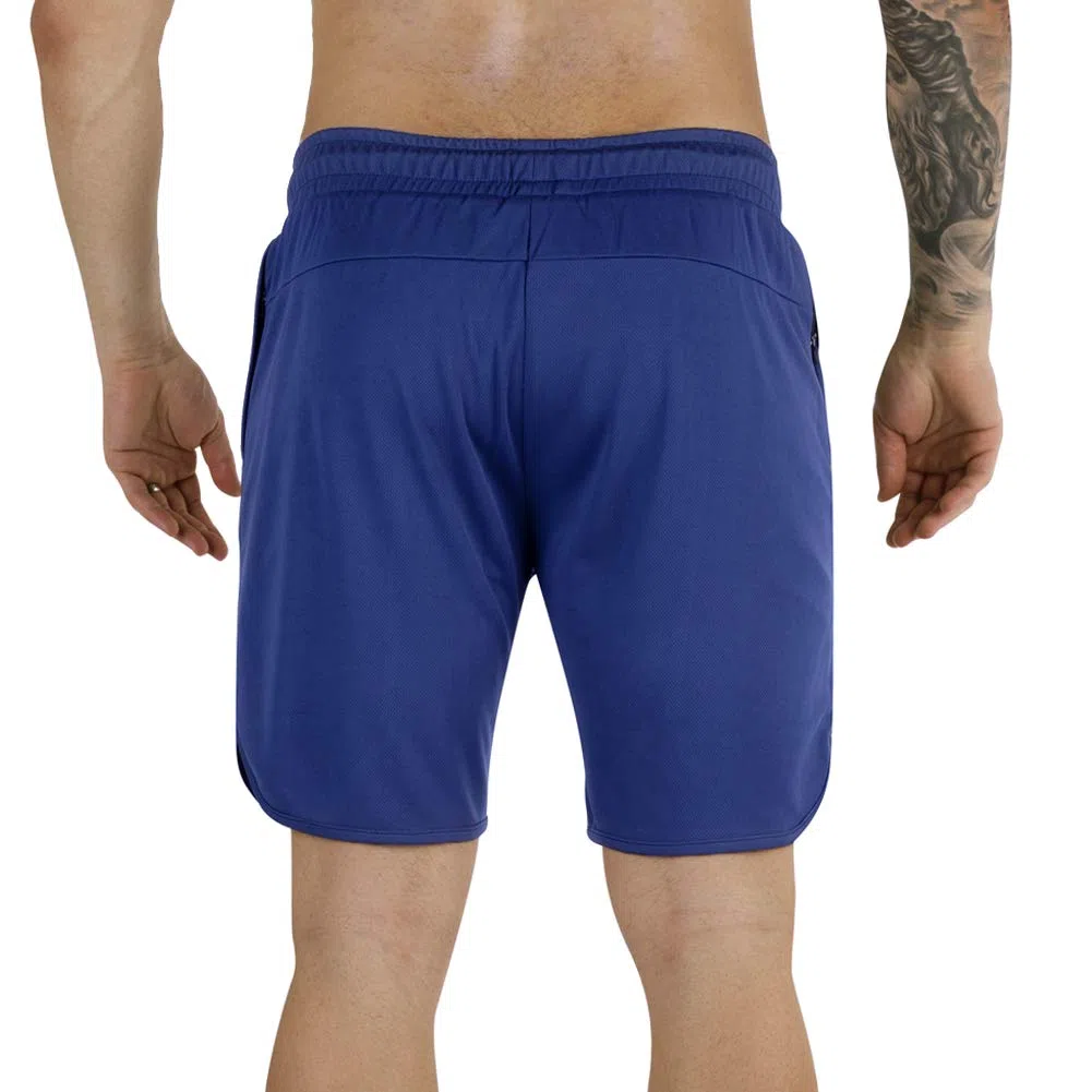 Wangdo Pantalones cortos de correr para hombre de 7 pulgadas con bolsillo con cremallera para gimnasio y atletismo