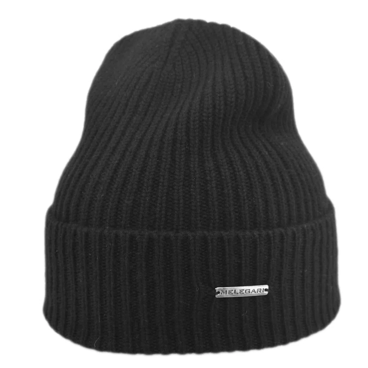 MELEGARI Gorro Gorro Beanie Cortina | Lana y Cachemira | Made in Italy | Unisex