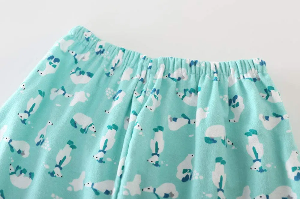Conjunto De Pijamas De Mujer,Conjunto De Pijamas Suaves Conjuntos De Salón De Osos Polares Tejidos Con Botones Con Bolsillos En La Parte Superior Y Pantalones Pjs Set Ropa De Dormir De Manga Larga R