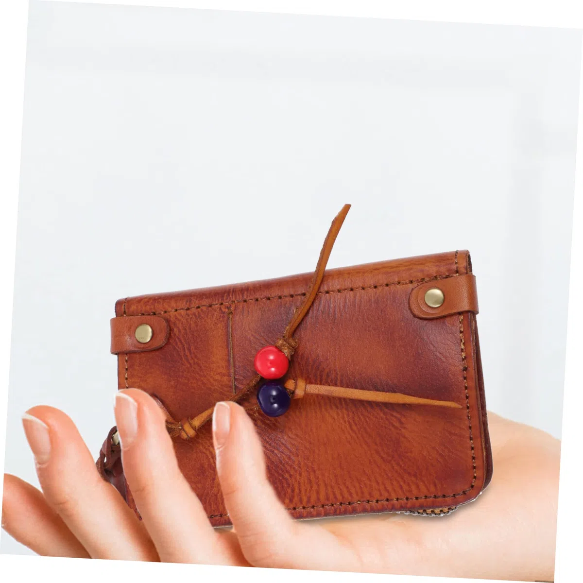 Mobestech 8 Piezas Caso Clave Bolsa De Licencia De Conducir Pu Llavero Cartera Llavero Para Hombres Llaveros Para Hombre Bolsa De Llaves Portátil Cartera Para Hombre De Licencia De