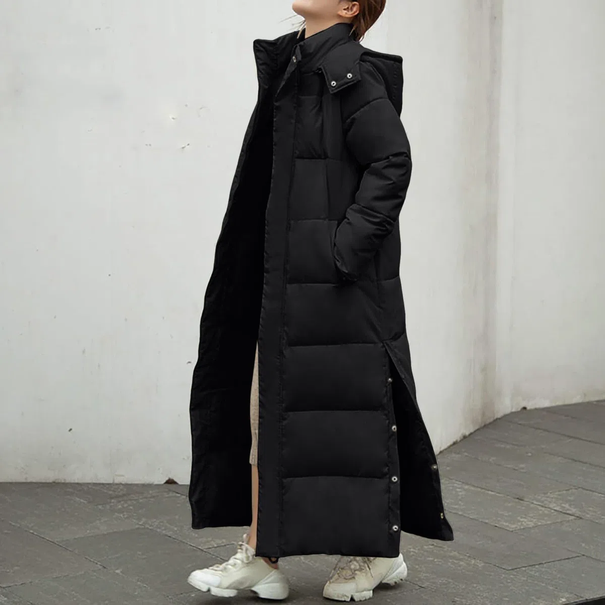 Abrigos De Invierno Para Mujer Chaqueta Mujer Invierno Abrigo Paño Abrigo Elegante Largo Chaquetas Para Chubasquero Impermeable Negro Chaqueta Acolchada Abrigos Largos Parka Ropa De Anoraks Casaca