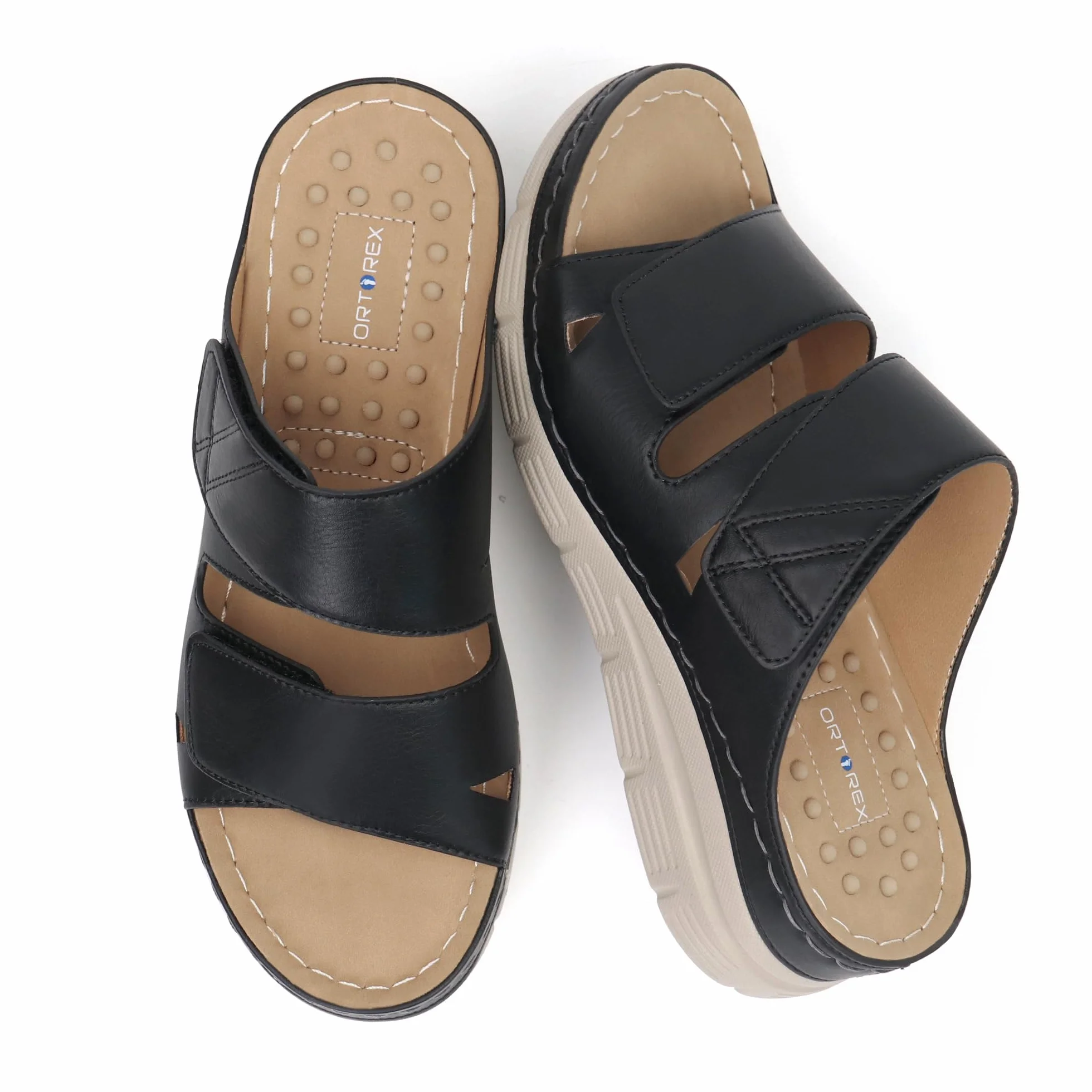 Ortho + Rest Sandalias ortopédicas para mujer con soporte para el arco Sandalias ortopédicas para caminar