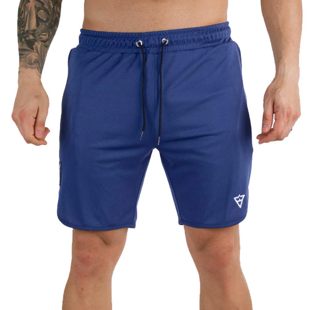 Wangdo Pantalones cortos de correr para hombre de 7 pulgadas con bolsillo con cremallera para gimnasio y atletismo