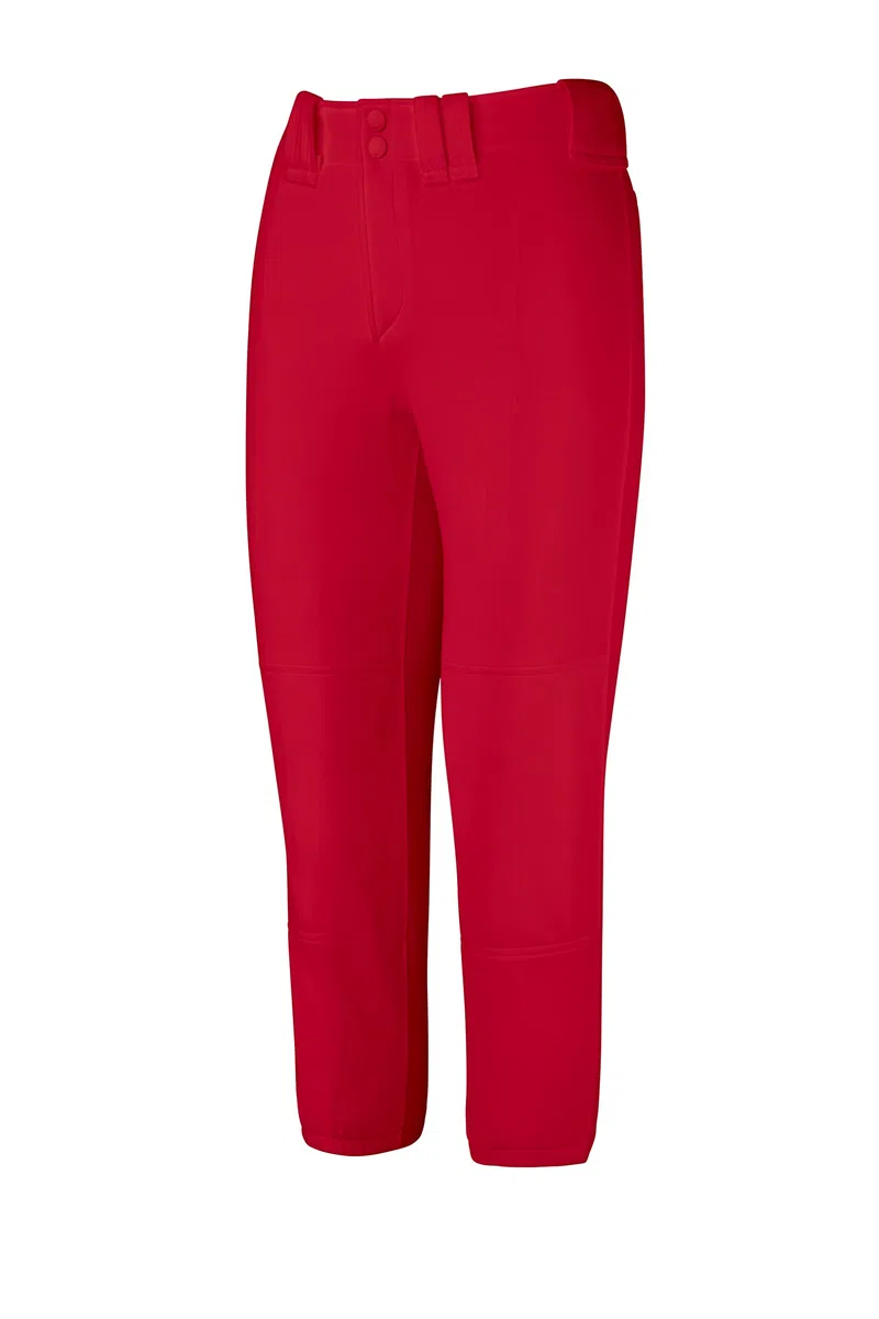 Mizuno Pantalón de sófbol de Tiro bajo con cinturón para Mujer Adulta