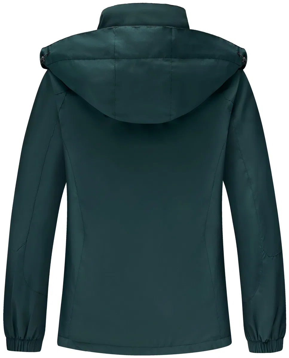 chaqueta impermeable mujer chaqueta chubasquero ligera de softshell cortavientos chaqueta lluvia con capucha
