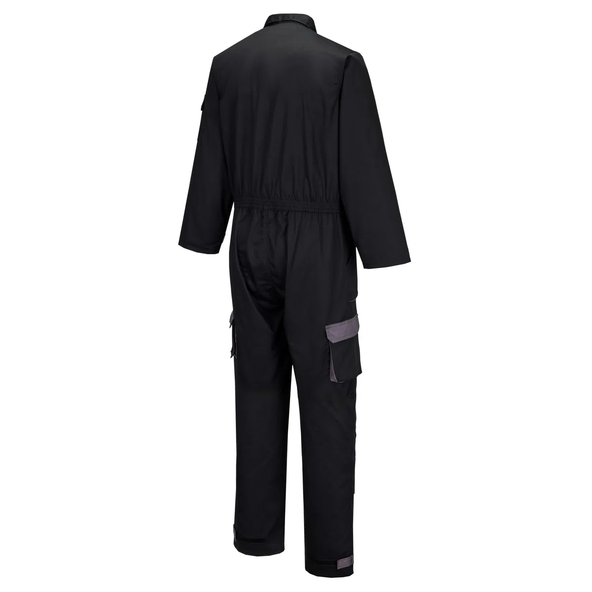 Portwest Buzo Bicolor Portwest Texo Contrast, Tamaño: M, Color: Negro, TX15BKRM