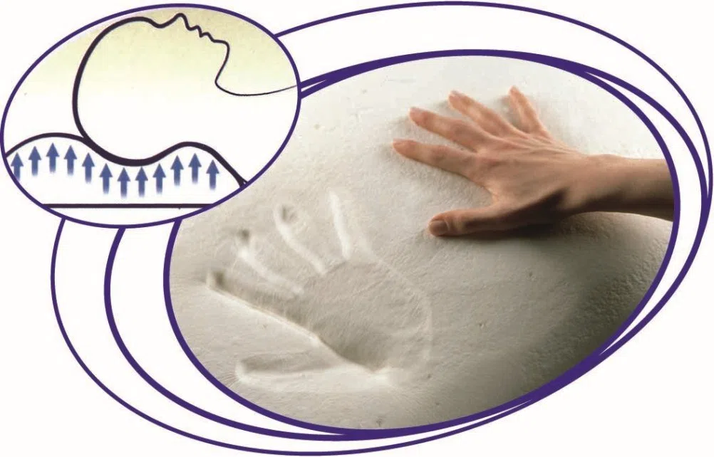 EvergreenWeb - Almohada de Viaje de Espuma Viscoelástica, utilizable para Dormir o Relajarse en el Avión, Tren, Coche o en Casa, Revestimiento Transpirable, Removible y Lavable en la Lavadora