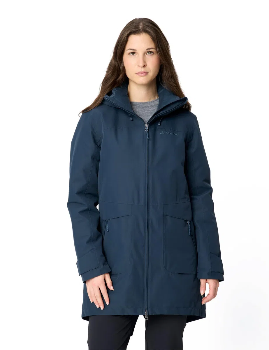 VAUDE Women's Skomer - Parka de invierno para mujer, impermeable, cortavientos y transpirable