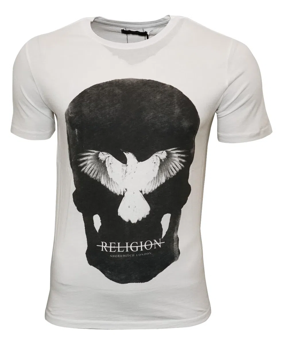 Religion Clothing Salvation - Camiseta para hombre, Blanco, M