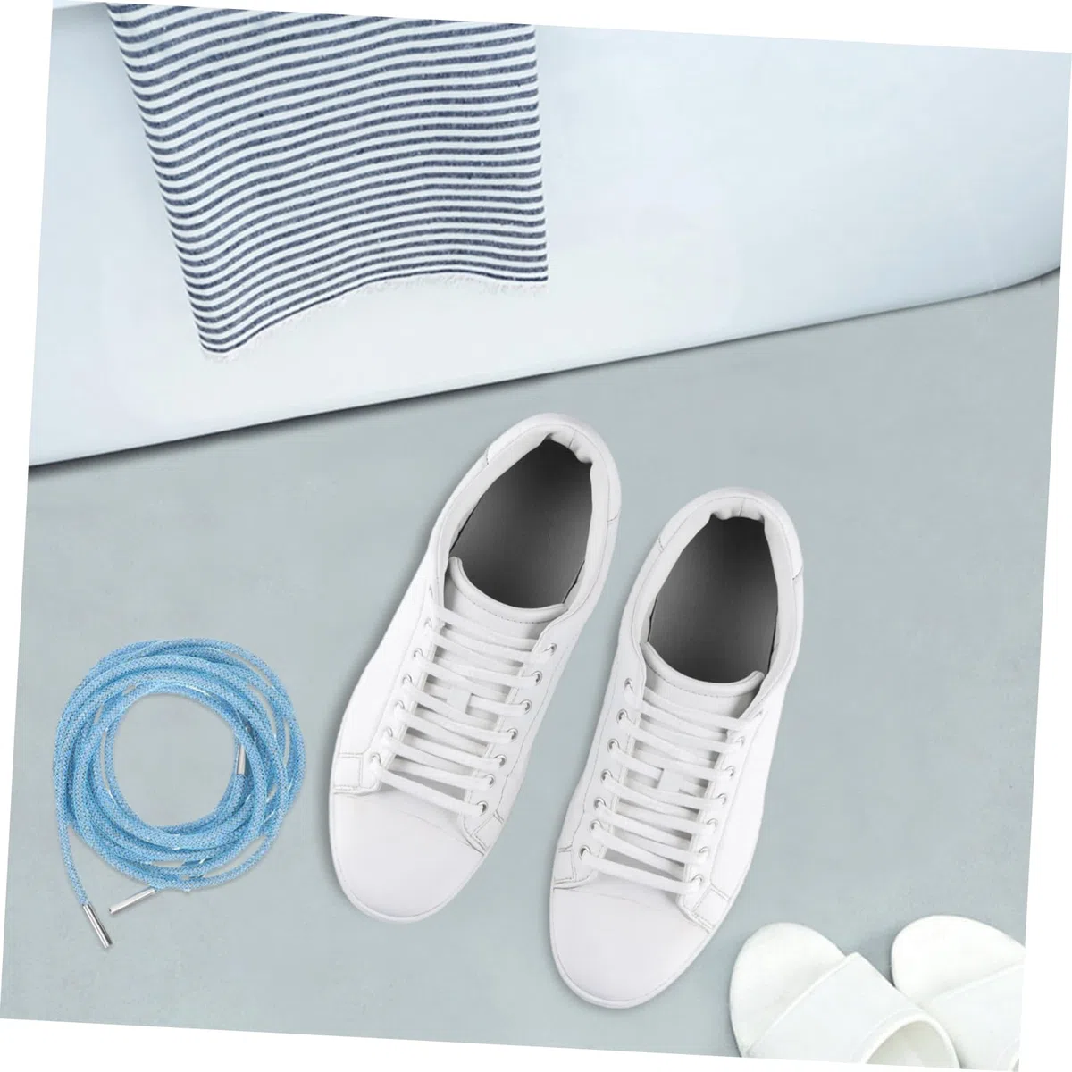 2pares Cuerda De Zapato De Cristales De Brillo Para Calzado Decoración Elegante Para Zapatillas y Calzado Casual De Para