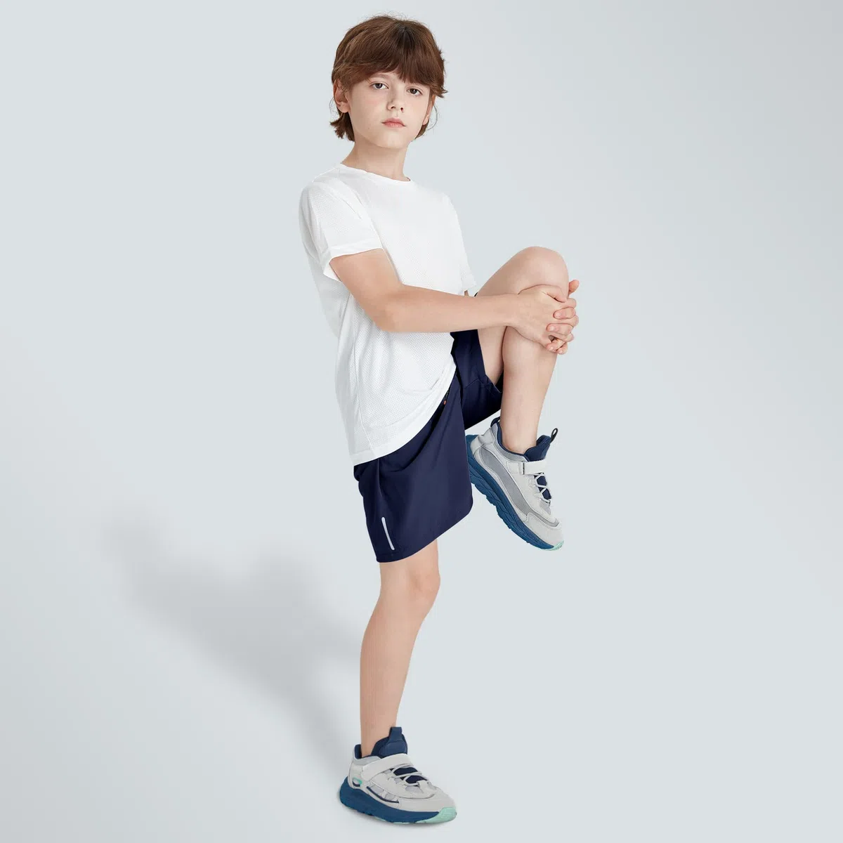 Pantalones cortos de secado rápido para niños, atléticos, para correr al aire libre