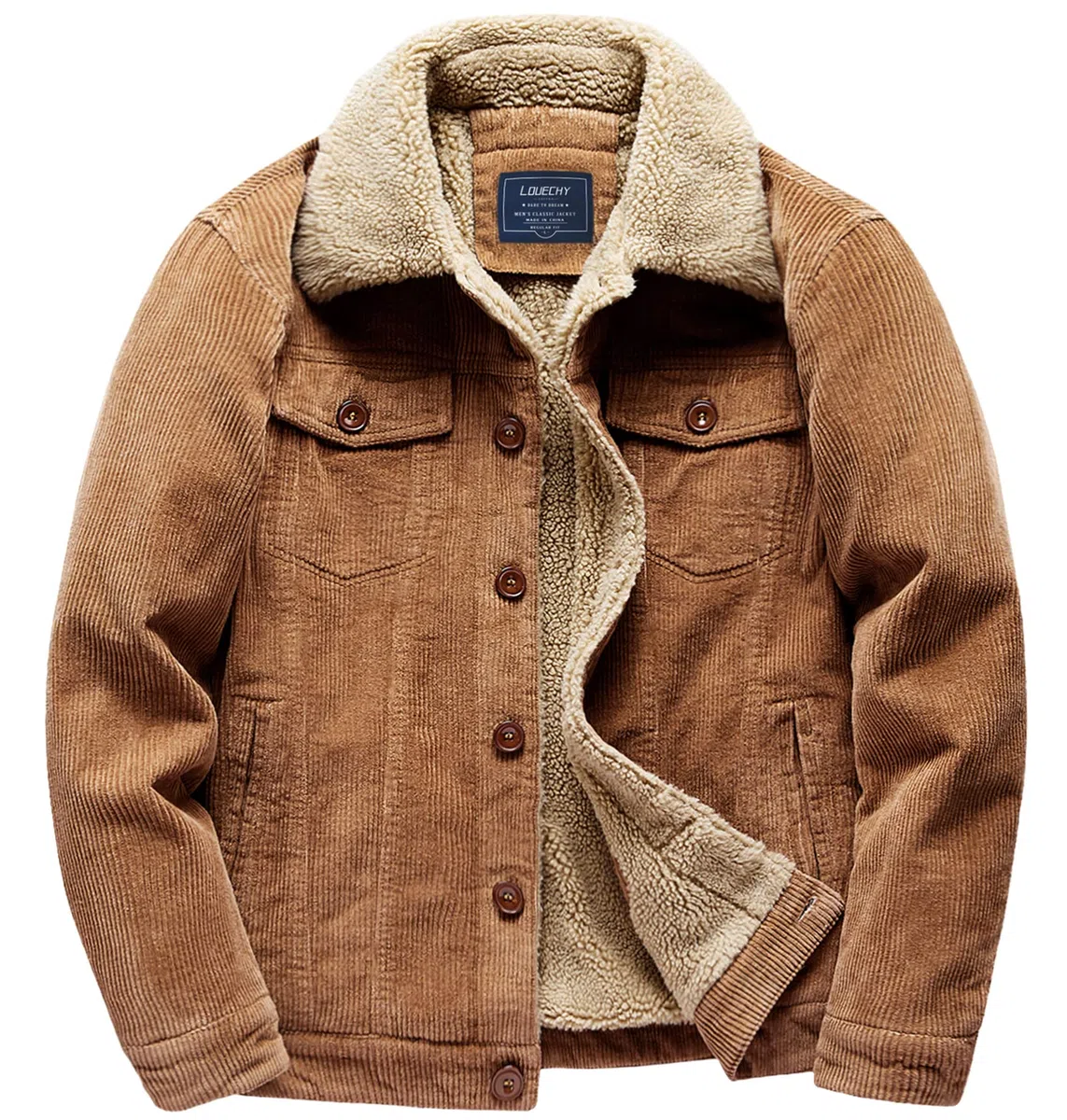 LOUECHY Western Chaqueta de camionero Hombre