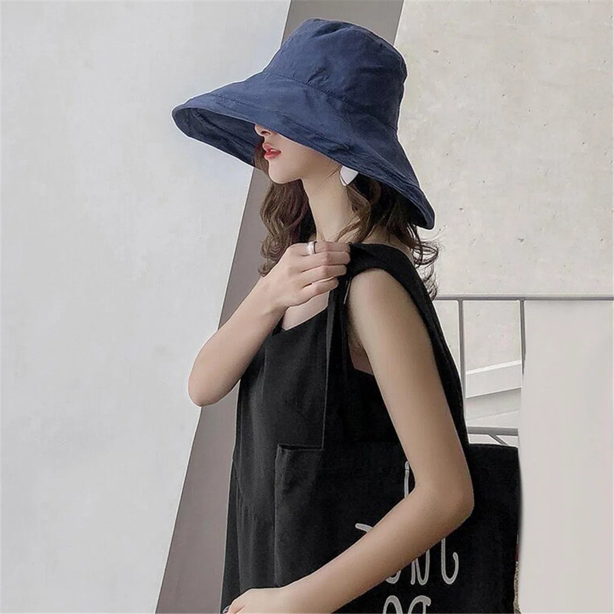 Sombrero de pescador de primavera y verano para mujer, sombrero de pescador plegable para mujer, sombrero de viaje