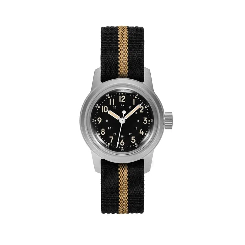 Rdunae RA01 G10 Relojes Militares De Campo Para Hombres, 36,5mm Movimiento Miyota Super 2035 Reloj Vintage De Cuarzo, Reloj De Pulsera Retro Con Segundero Continuo, Mineral Abombado K1 Endurecido