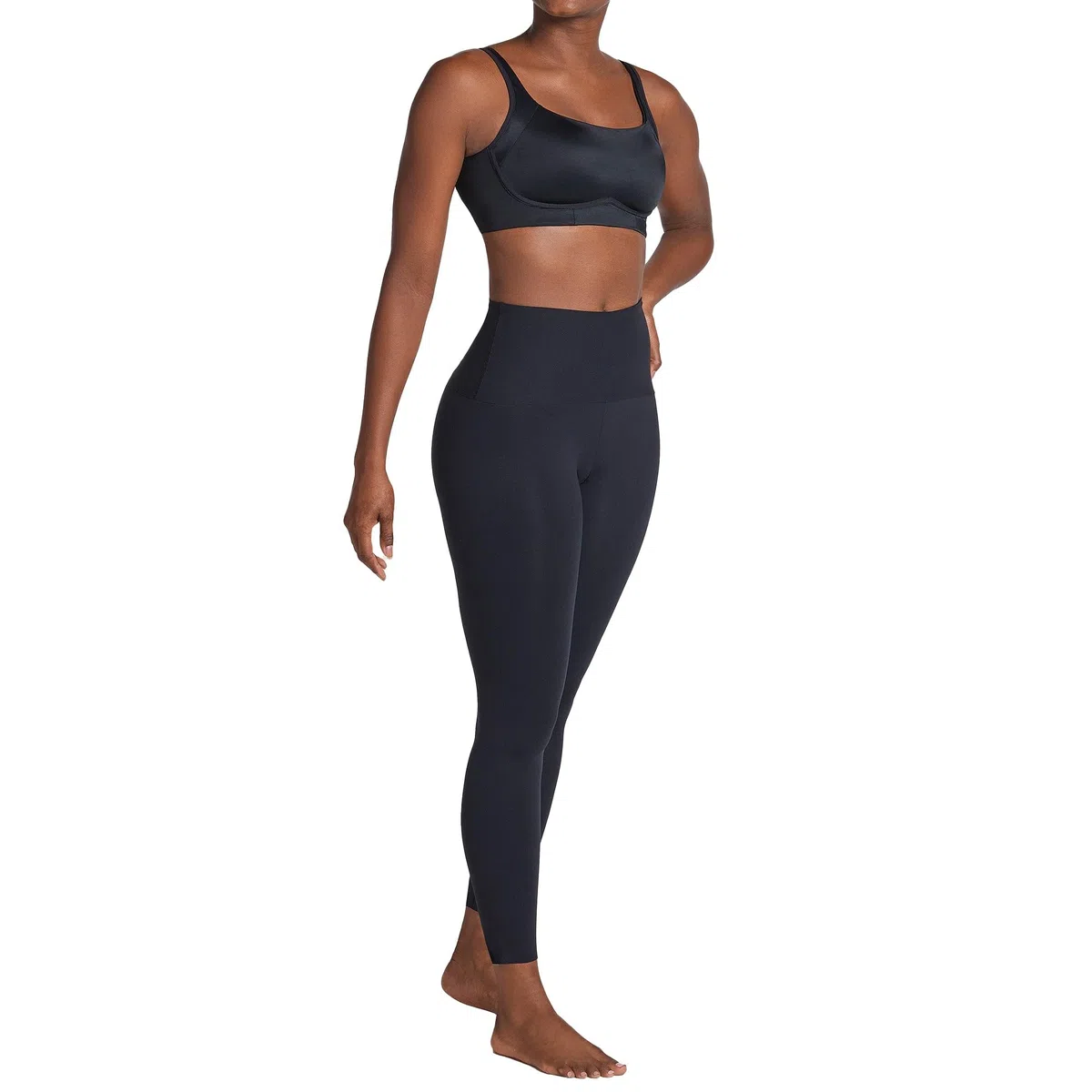 Leonisa Leggins Deportivos de Tiro Alto y de Secado Rápido Mujer - Pantalones Deporte de Control