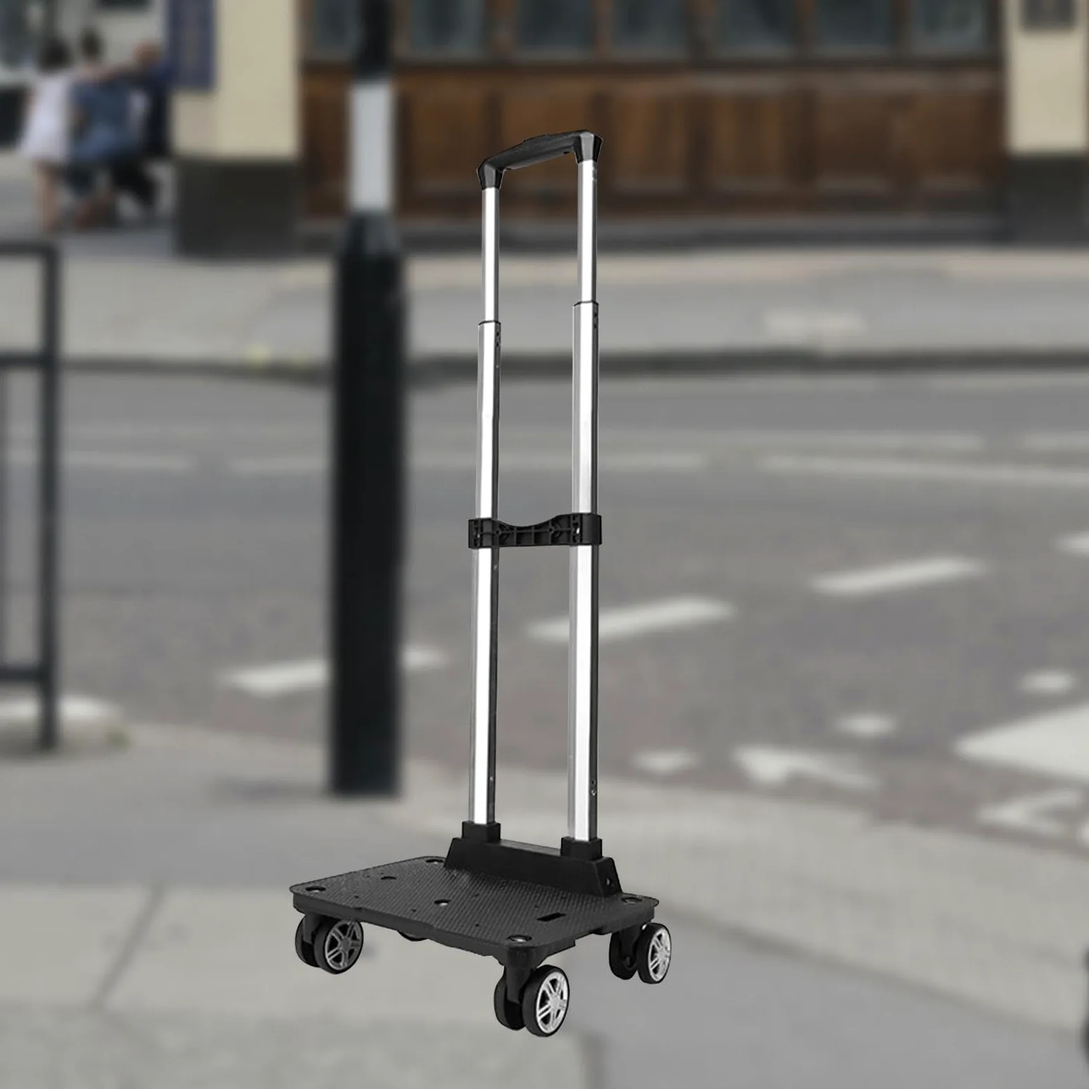 Carrito de Viaje Mochila Carro Equipaje Ligero Plegable Manija Confortable Uso Adecuado para Estudiantes Turistas y Viajes Cortos, cuatro ruedas, unico