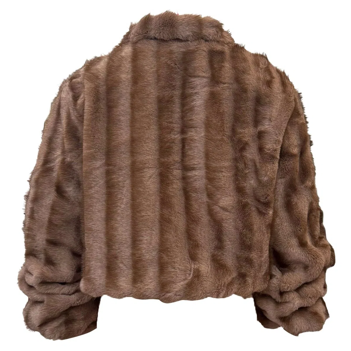 Chaqueta sintética de lujo, cálida y acogedora, de forro polar, abrigo de invierno informal de manga larga con bolsillos, cómodo y de corte holgado, mujer, prenda exterior otoño e invierno