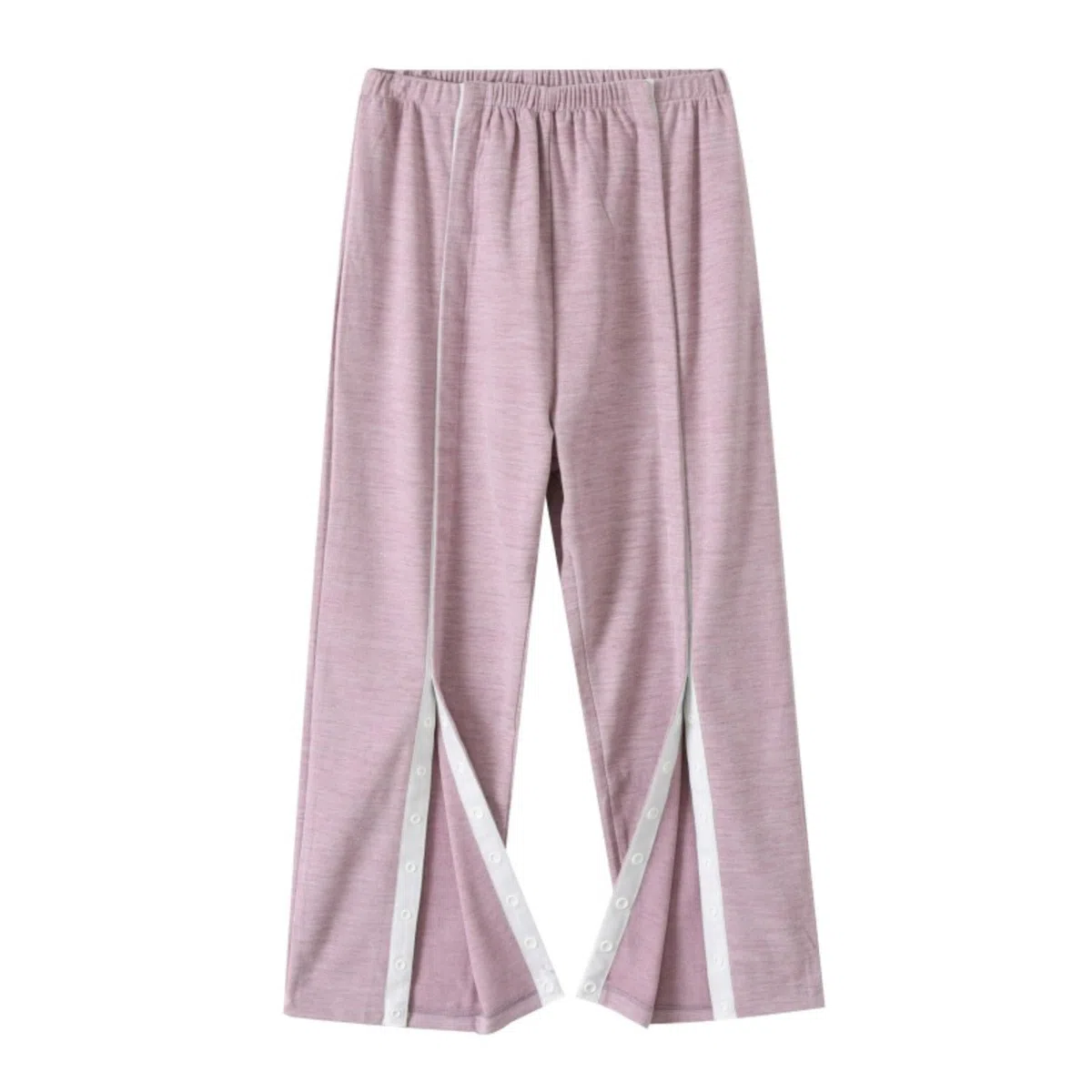 Traje de enfermería Batas de hospital Tearaway Snap, ropa de cuidado de estilo largo para mujer, ayuda de enfermería completamente abierta después de la cirugía con bolsillo