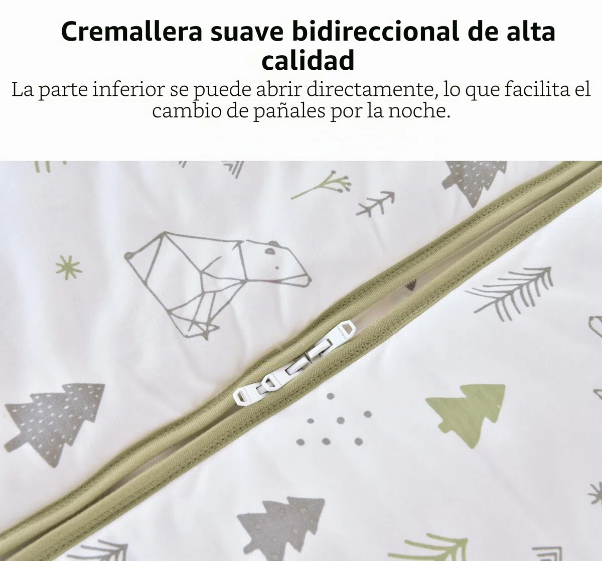 Chilsuessy Pack de 2 sacos de dormir para bebé con piernas 1,5 tog Saco de dormir 100% algodón Saco de dormir para todo el año con pies Saco de dormir para bebé Niños, 1,5 tog Ardilla + Oso pardo