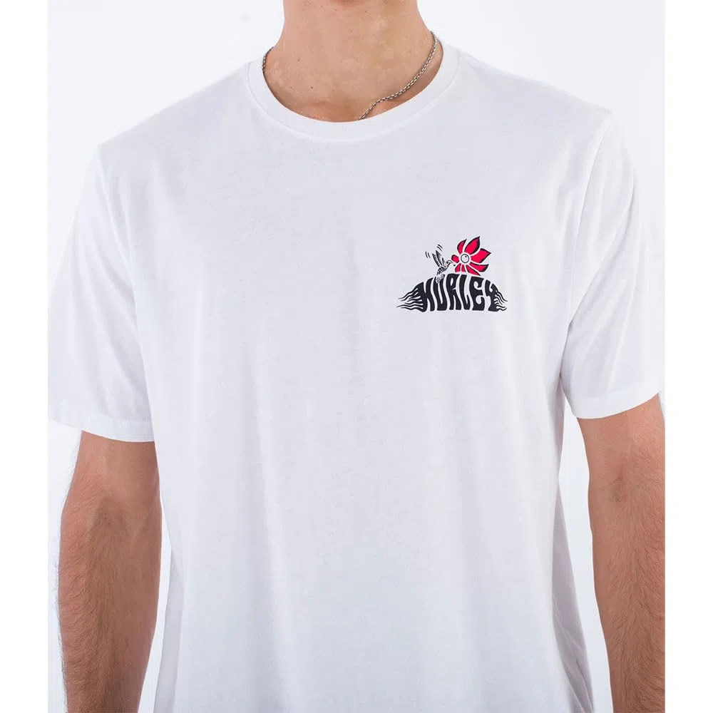 Hurley Evd Flower Fish Camiseta Hombre
