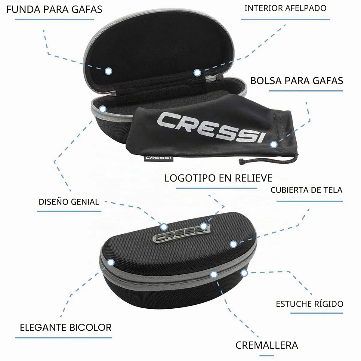 Cressi Ipanema Sunglasses Gafas de sol deportivo unisex adulto Unisex adulto (Pack de 1)