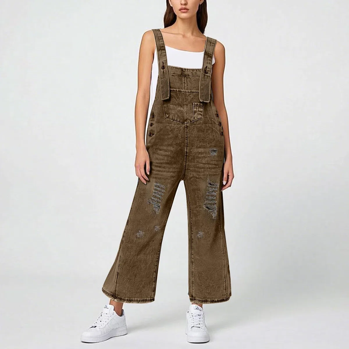 Peto Vaquero Mono para Mujer Tezano Deportivo Overol Ancho Baggy Trabajo Macacao Largos Talla Grande Fiesta Formal Tallas Grandes Anchos Casual
