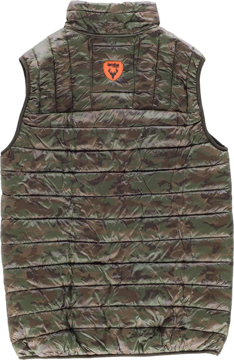 Work Team Chaleco acolchado, con 2 bolsillos laterales. HOMBRE Camuflage Marron 3XL