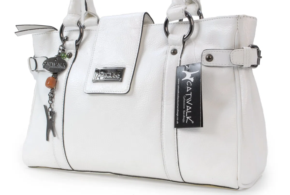 Catwalk Collection Handbags - Bolso de cuero para mujer