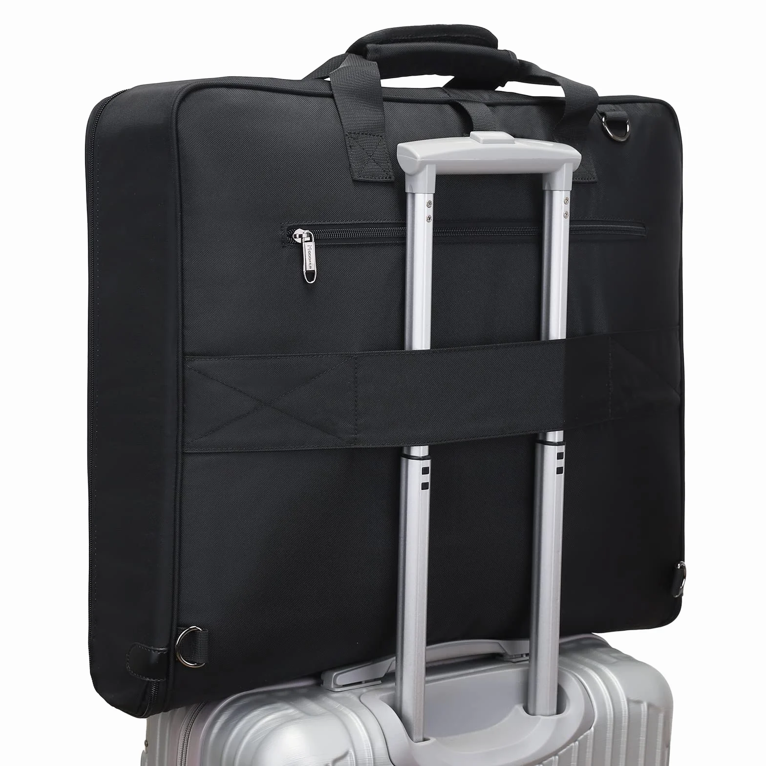 MODOKER Bolsa de Ropa de Equipaje con Correa para el Hombro, Bolsa de Transporte para Colgar Maleta, Bolsas de Ropa para Hombres y Mujeres, Viajes de Negocios