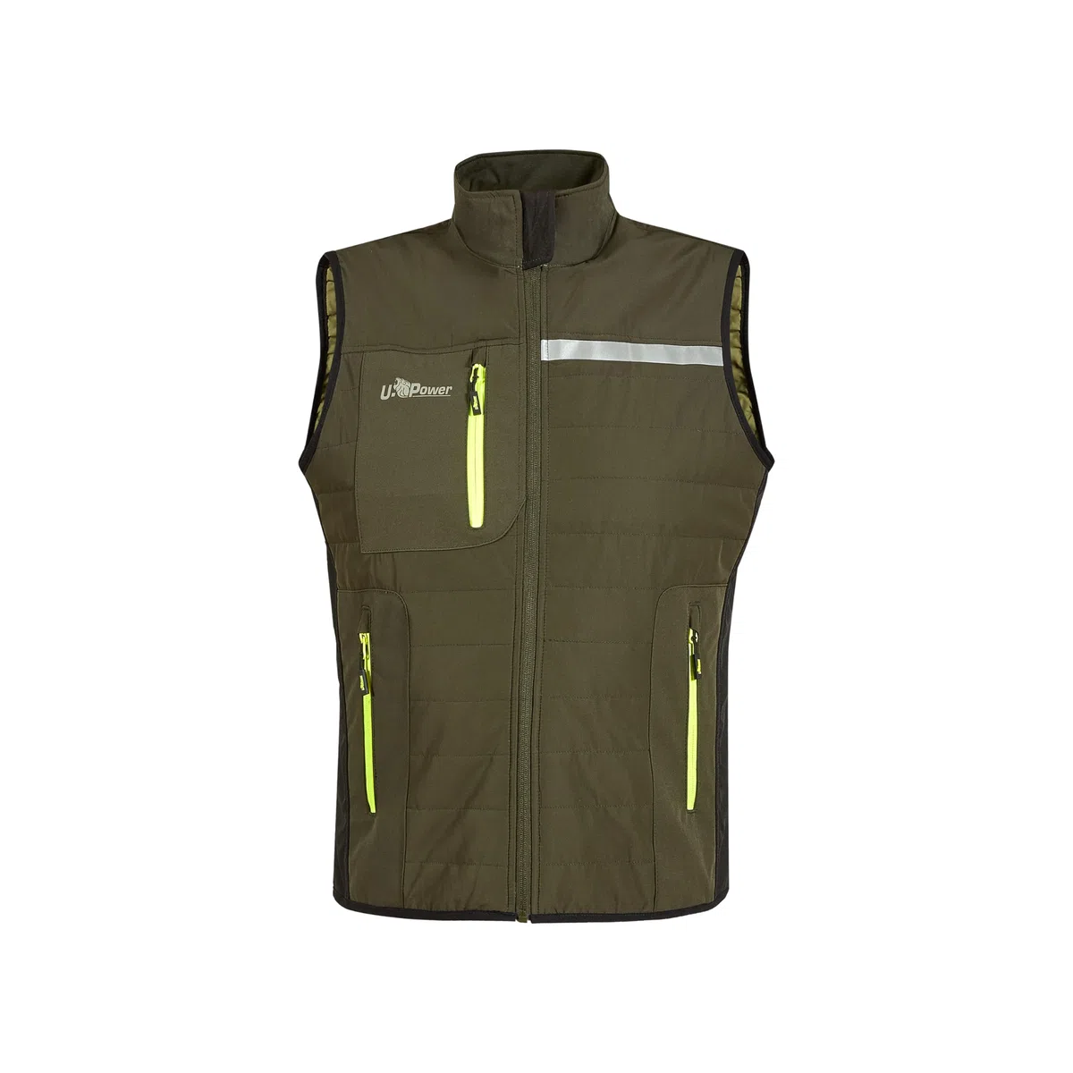 Upower Verde Oscuro Zapatos de seguridad y contra incendios Hombre