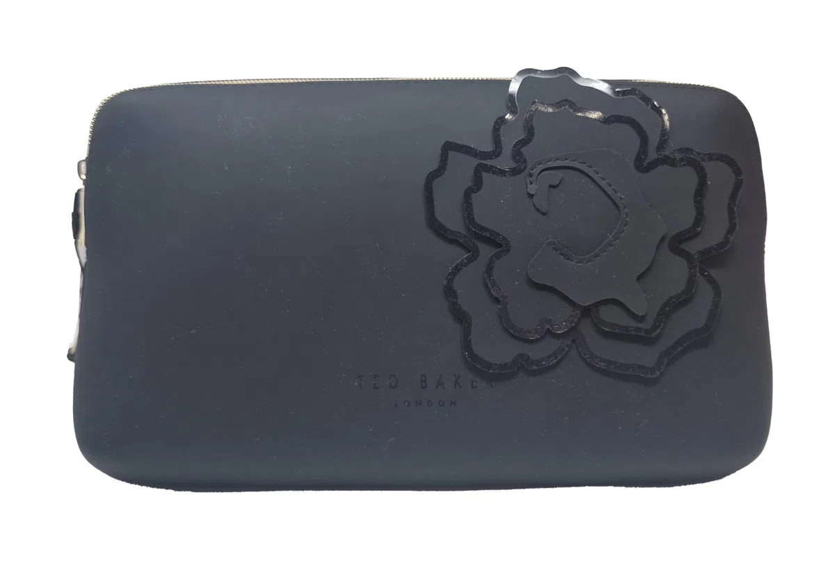 Ted Baker Jellin Magnolia - Neceser de silicona, color negro, Black, Talla única, Ted Baker Neceser de maquillaje cosmético