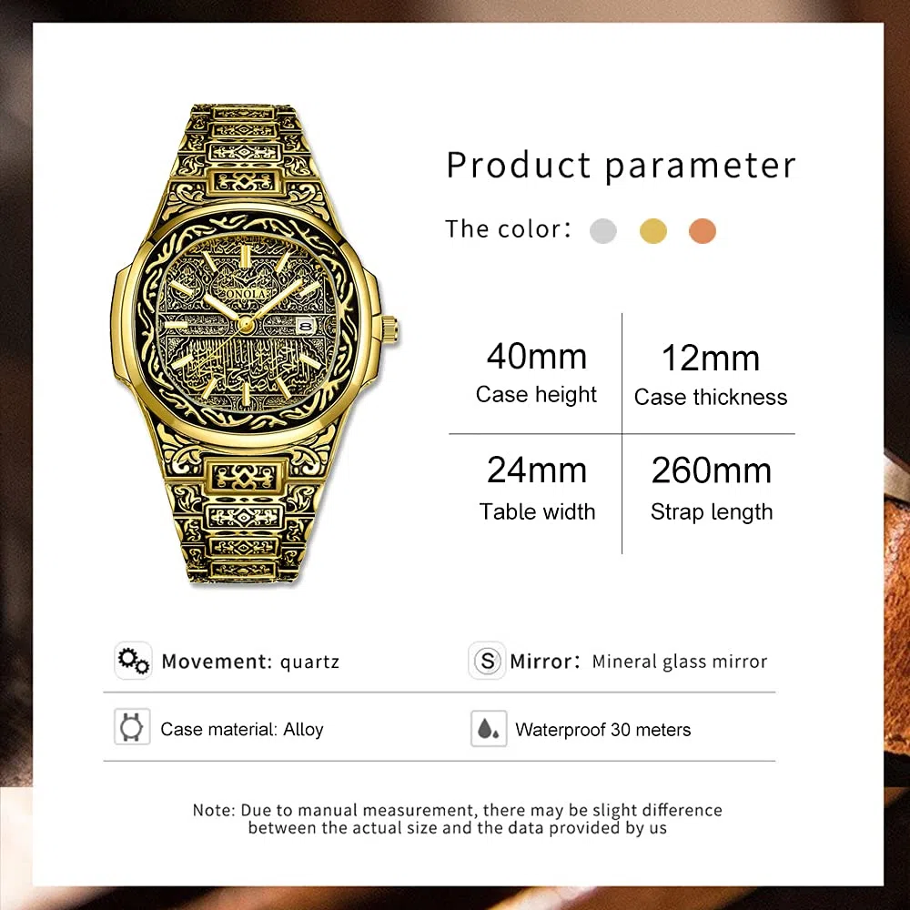 Relojes de cuarzo retro de los hombres con patrón de tatuaje tallado pulsera de acero inoxidable calendario impermeable reloj de pulsera