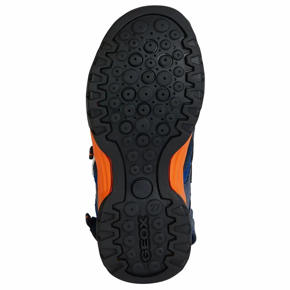 Geox J Borealis Boy C, Sandalia, Royal Orange, 34 EU