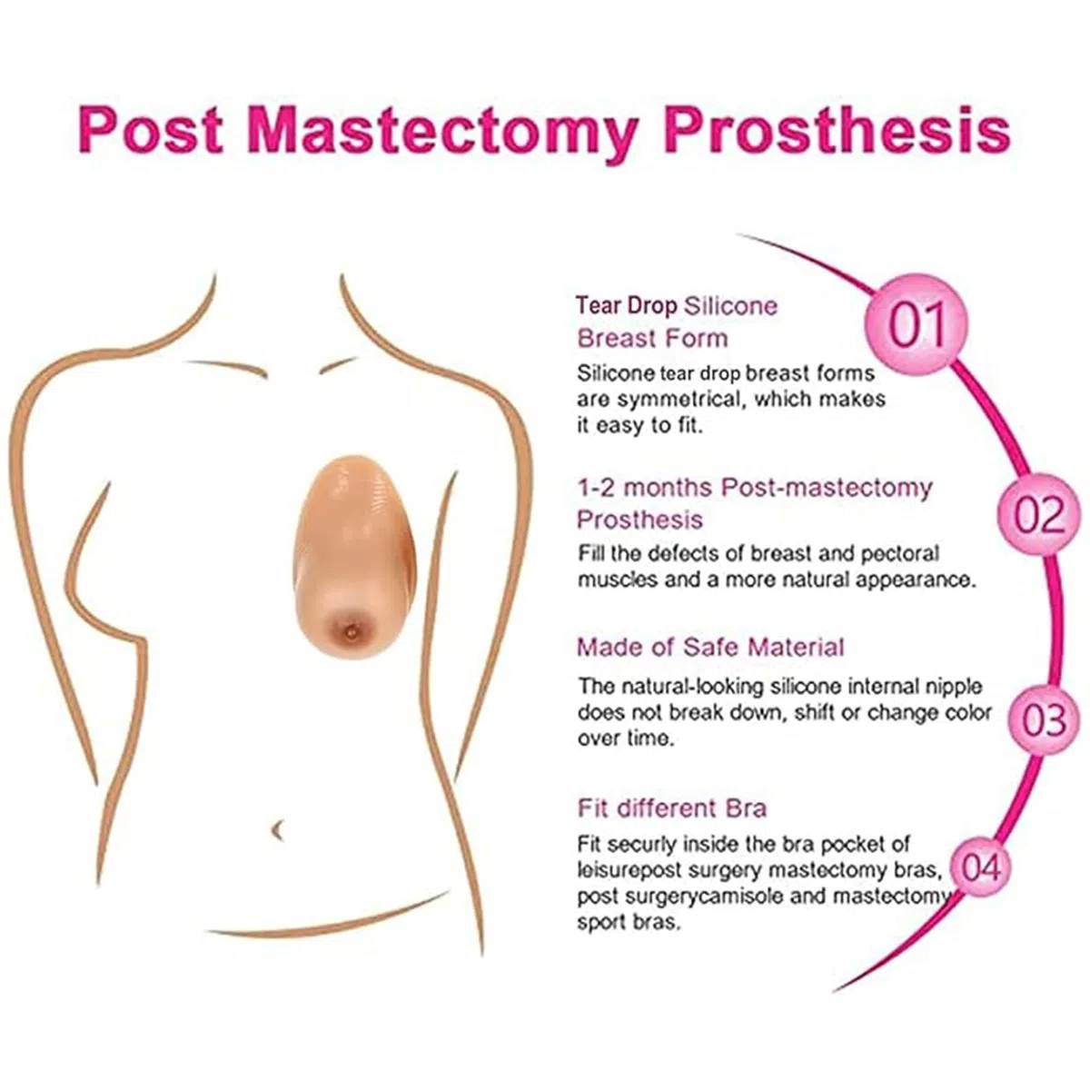 Pechos de Silicona autoadhesivos, Pechos postizos, Peto de Silicona, Pechos postizos, Formas de Senos de Silicona para travestis, mastectomía, transgénero, Cosplay,Suntan,B|Cup (600g/Pair)