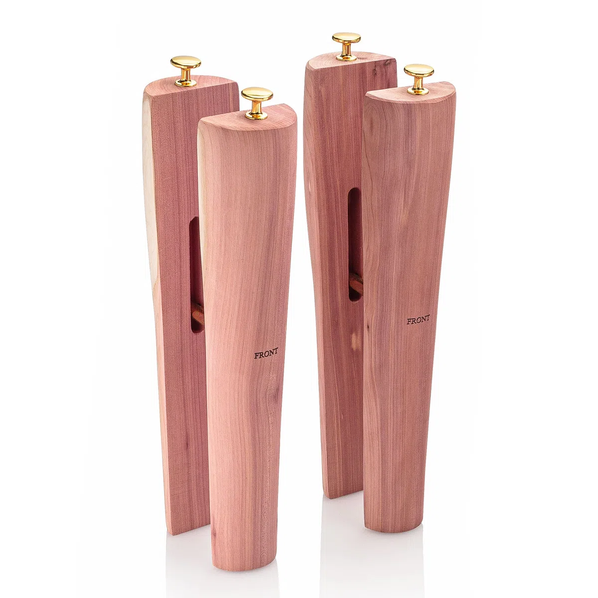 HOUNDSBAY Cedar Boot Tree Shaft Shaper, Tall Boot Inserts Shape Holders, Men & Women - Boot Trees, Stand for Riding & Cowboy Boots (Pack of 1)