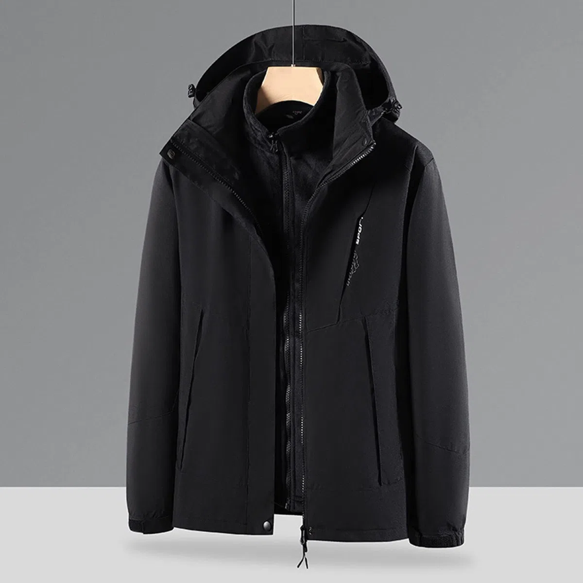 Chubasquero impermeable para adultos, talla grande, ligero, corto, para mujer, talla 16, chaqueta de lluvia ligera con capucha, gabardina impermeable para senderismo