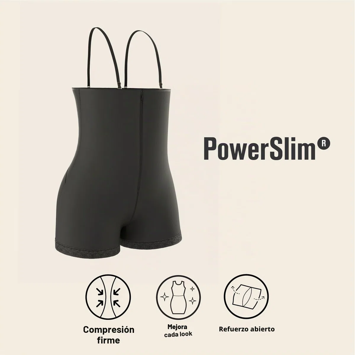 Leonisa Body Short Moldeador Reductor para Mujer - Fajas Colombianas Busto Libre