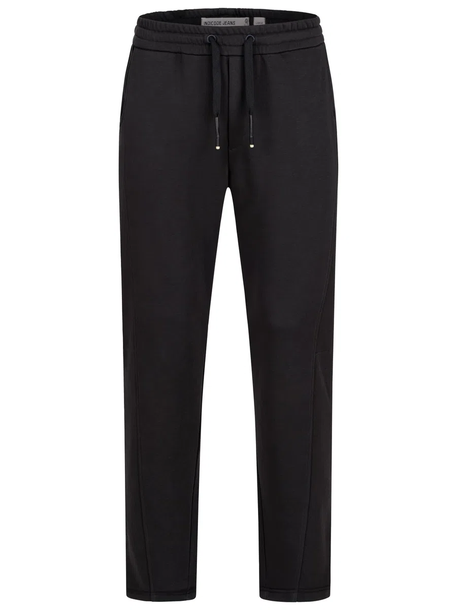 Indicode Pantalones de chándal INJumpy para hombre con pierna barril | Pantalones de chándal con cordón y bolsillos para hombres
