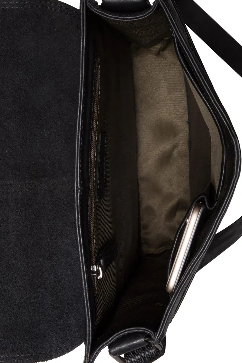 LEABAGS Bolso bandolera de piel de Londres, estilo vintage para hombre y mujer, estilo informal, para uso diario